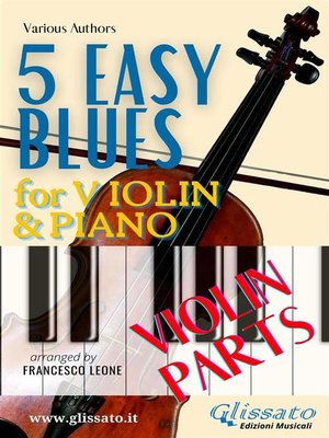 cover image of 5 Easy Blues--Violin & Piano (Violin parts)